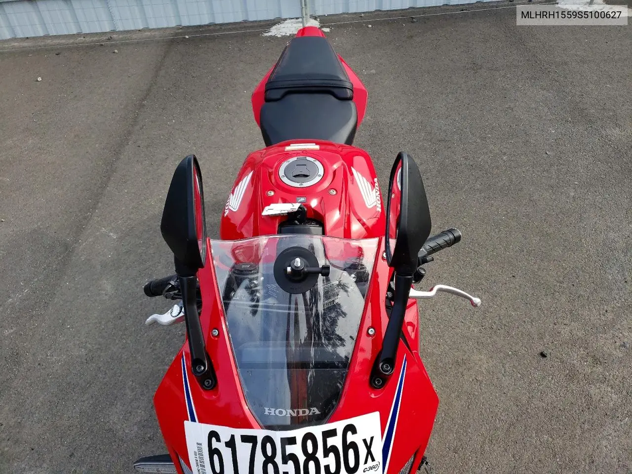 2025 Honda Cbr650 R VIN: MLHRH1559S5100627 Lot: 61785856