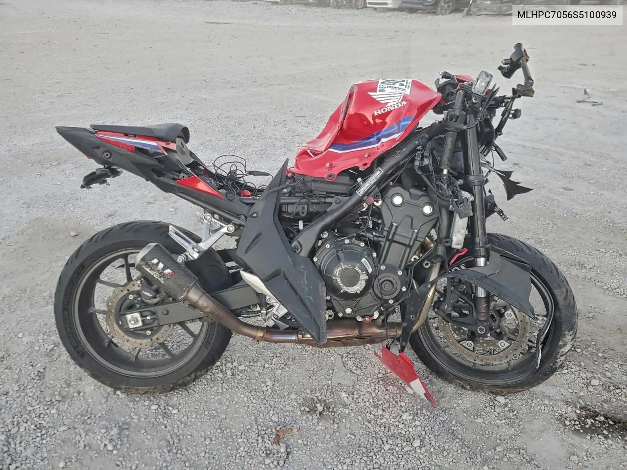 2025 Honda Cbr500 VIN: MLHPC7056S5100939 Lot: 96360655