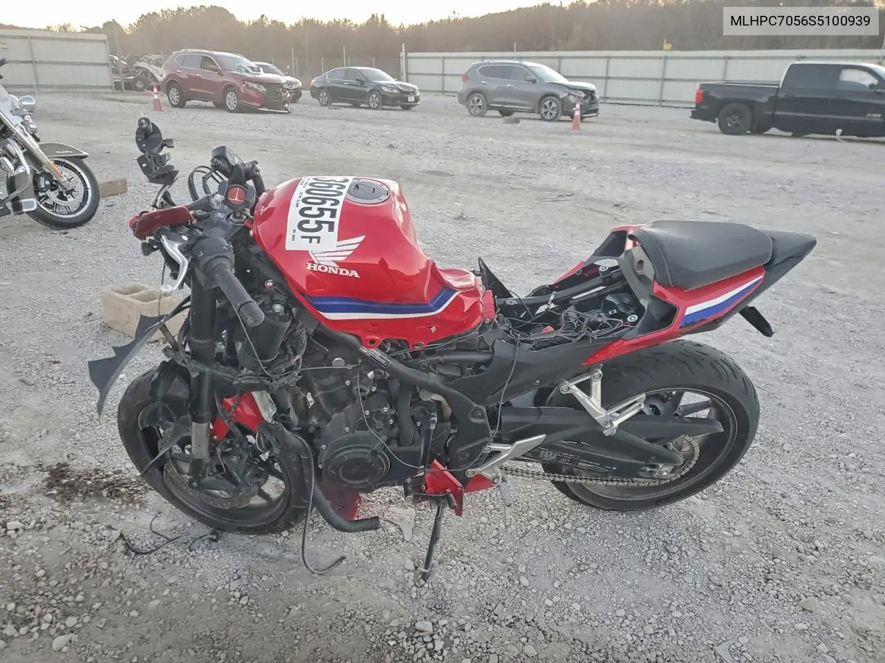 2025 Honda Cbr500 VIN: MLHPC7056S5100939 Lot: 96360655