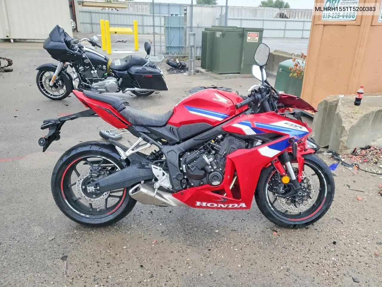 2026 Honda Cbr650 R VIN: MLHRH1551T5200383 Lot: 53741126