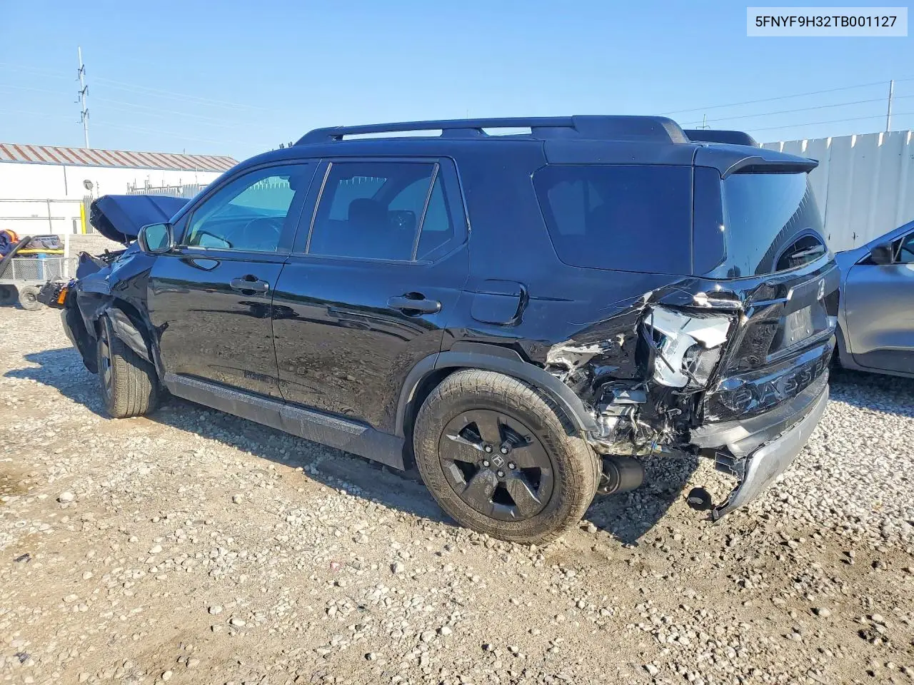 2026 Honda Passport Rtl VIN: 5FNYF9H32TB001127 Lot: 53938056