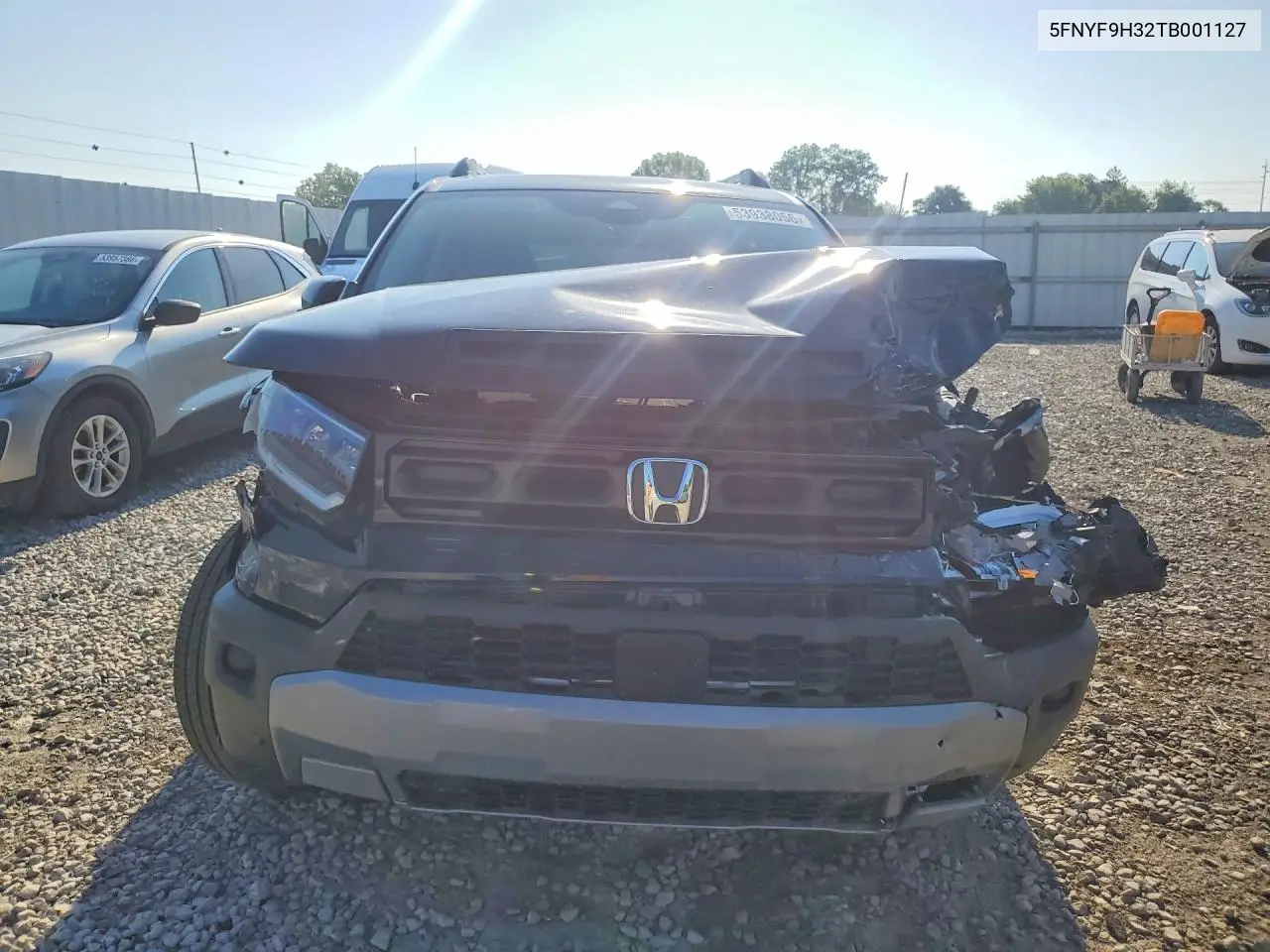2026 Honda Passport Rtl VIN: 5FNYF9H32TB001127 Lot: 53938056