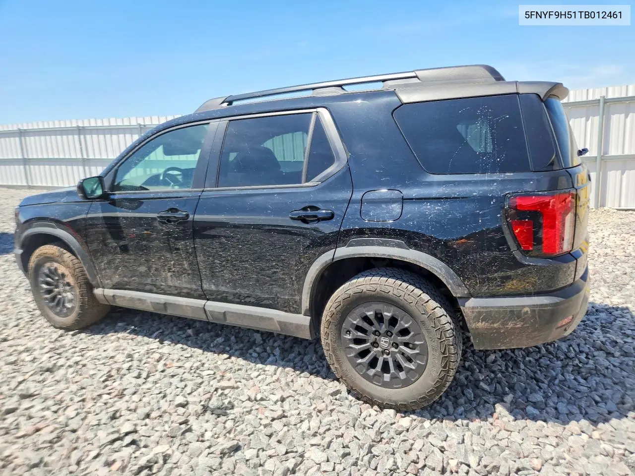 2026 Honda Passport Trail Sport VIN: 5FNYF9H51TB012461 Lot: 56225946