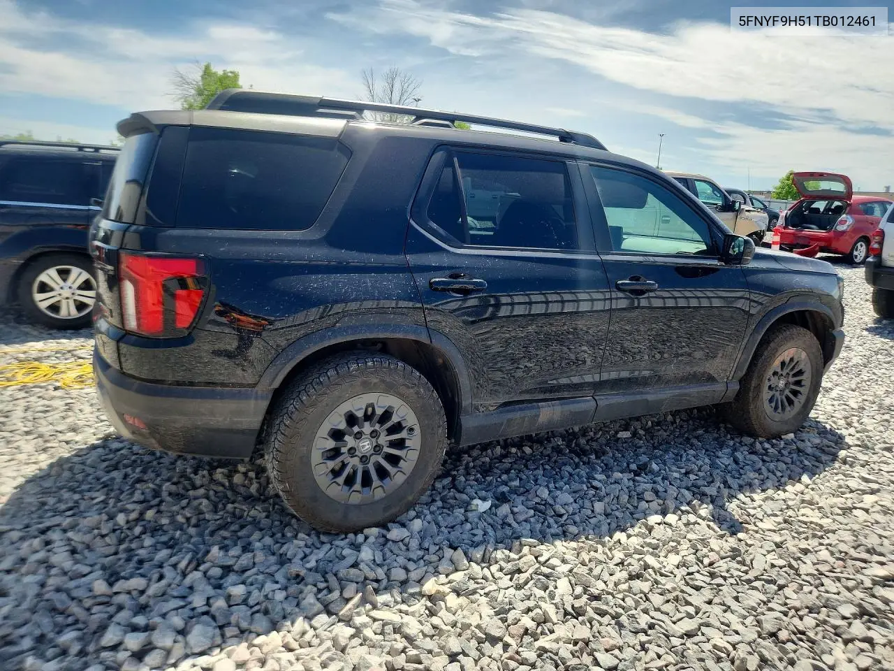 2026 Honda Passport Trail Sport VIN: 5FNYF9H51TB012461 Lot: 56225946
