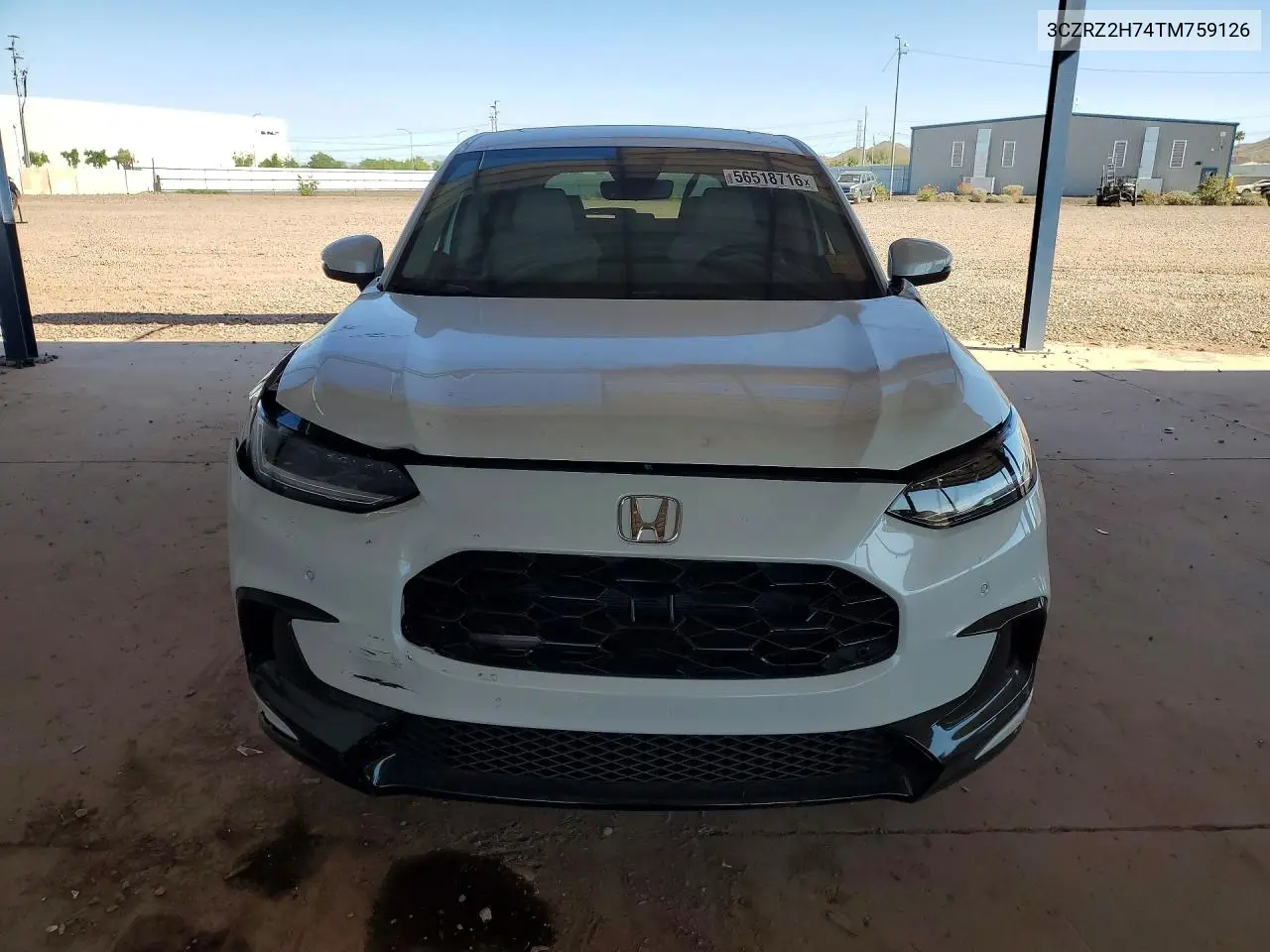 2026 Honda Hr-V Exl VIN: 3CZRZ2H74TM759126 Lot: 56518716