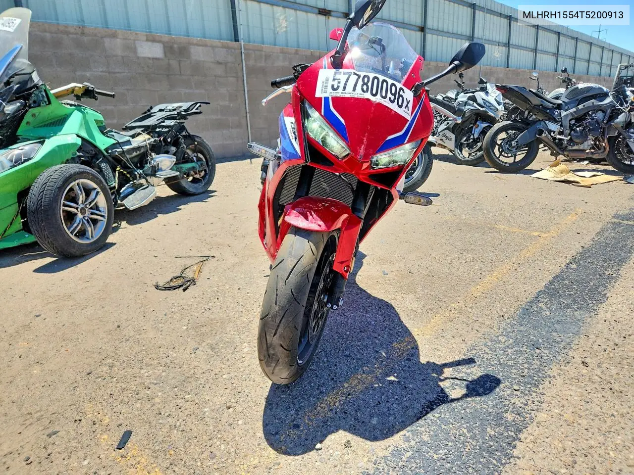 2026 Honda Cbr650 R VIN: MLHRH1554T5200913 Lot: 57780096
