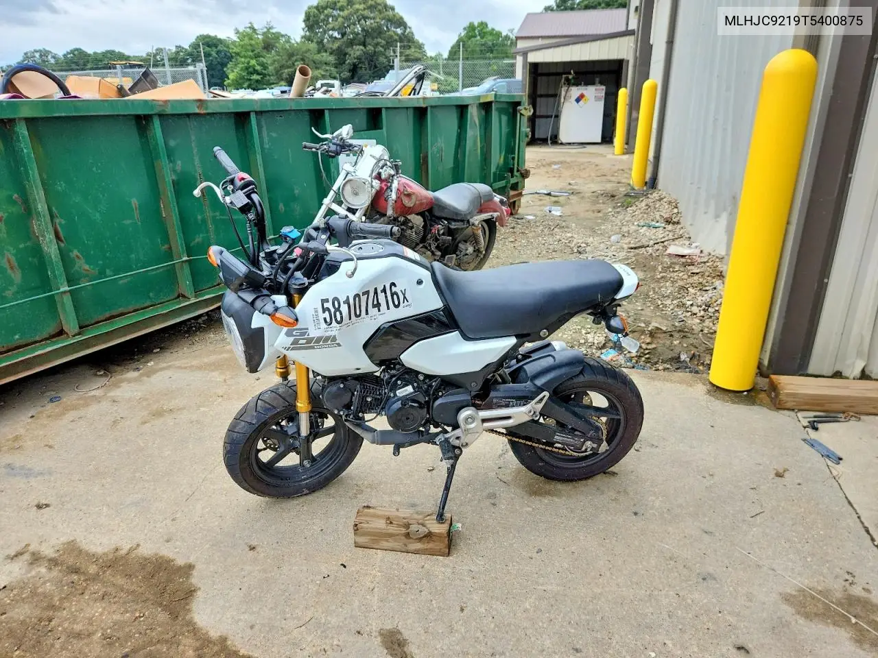 2026 Honda Grom 125 VIN: MLHJC9219T5400875 Lot: 58107416