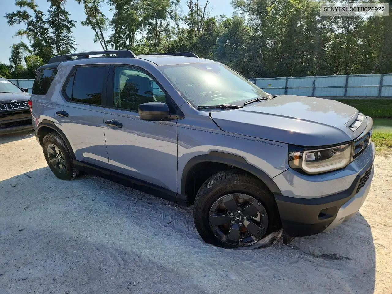 2026 Honda Passport Rtl VIN: 5FNYF9H36TB026922 Lot: 58604426