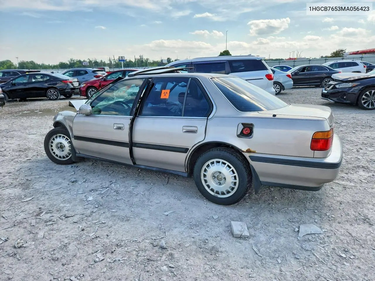 1991 Honda Accord Lx VIN: 1HGCB7653MA056423 Lot: 61482746