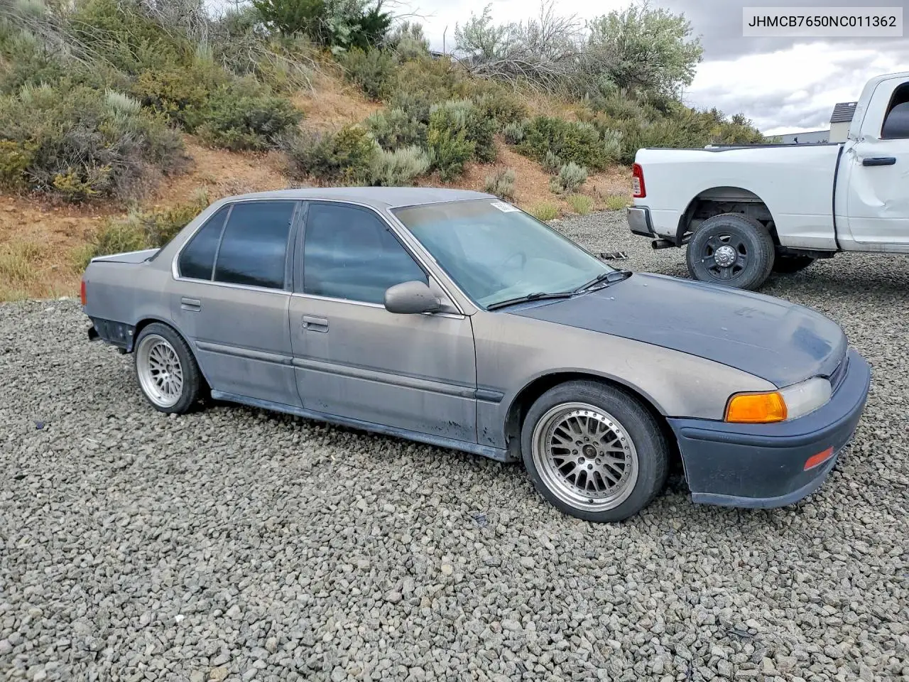 1992 Honda Accord Lx VIN: JHMCB7650NC011362 Lot: 55071736