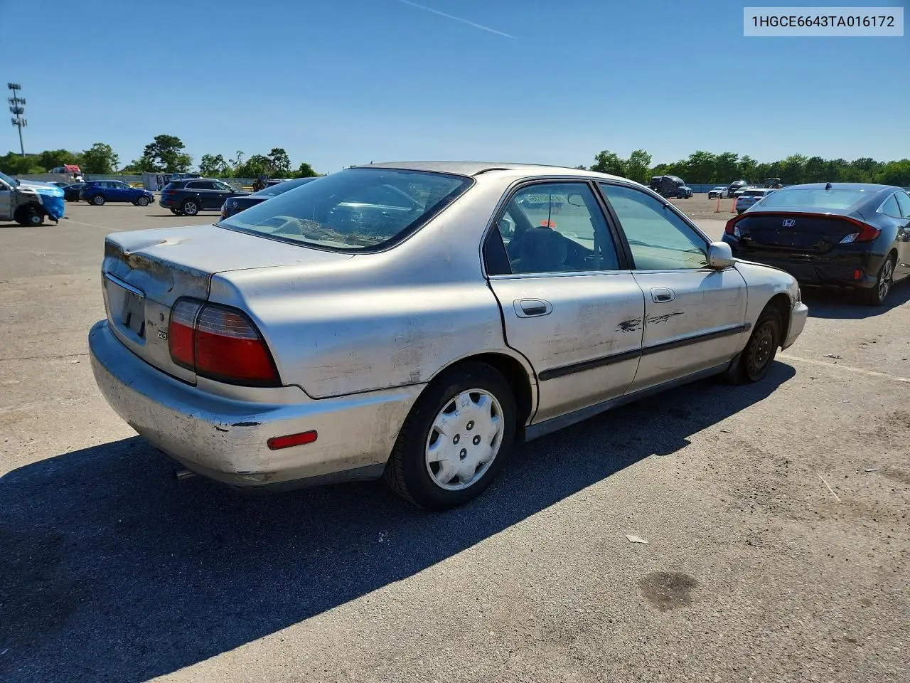 1996 Honda Accord Lx VIN: 1HGCE6643TA016172 Lot: 61362736