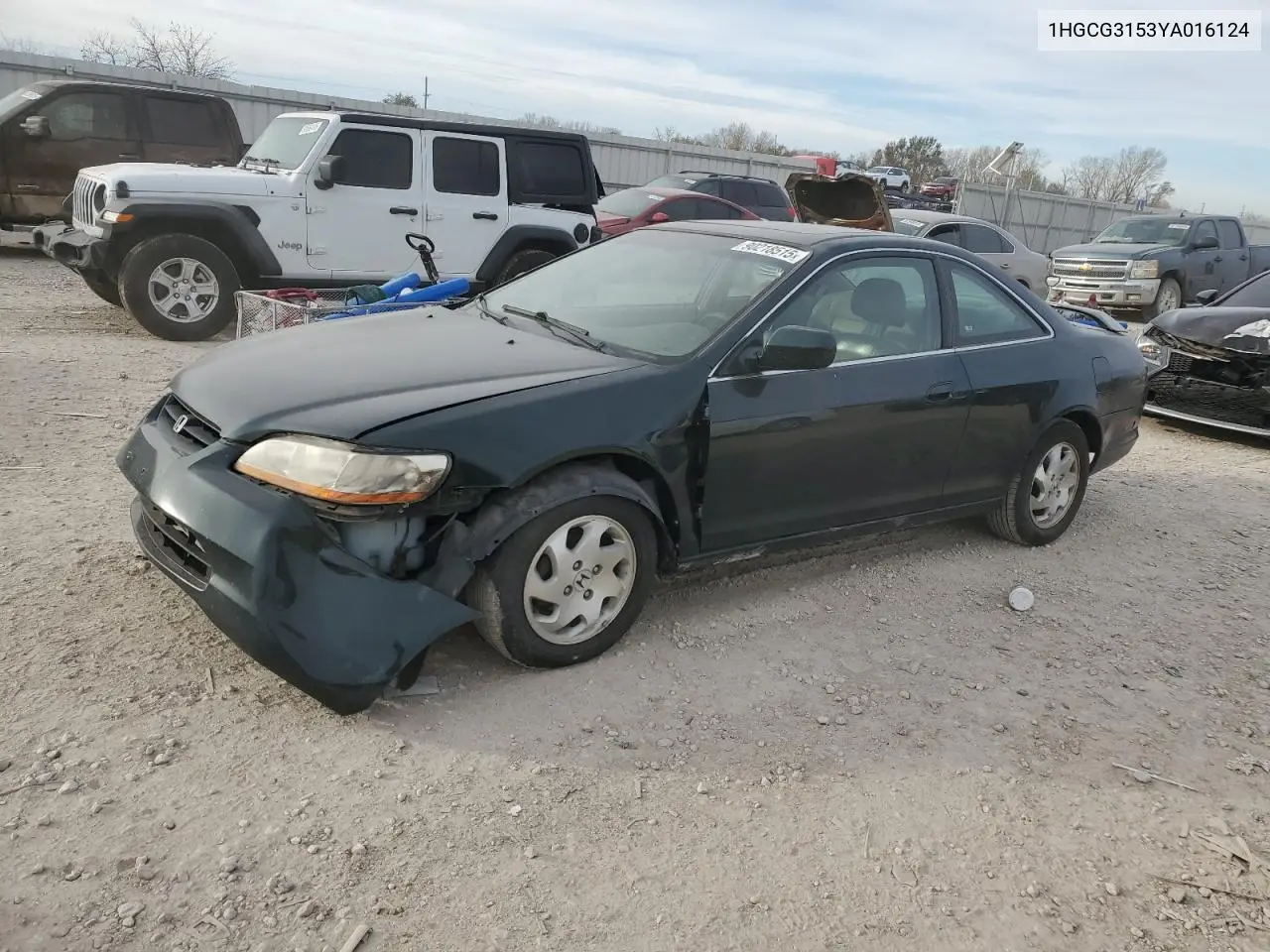 1HGCG3153YA016124 2000 Honda Accord Ex