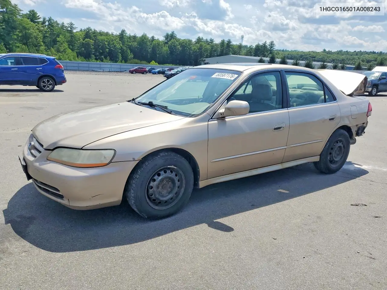 2001 Honda Accord Ex VIN: 1HGCG16501A008243 Lot: 60587176