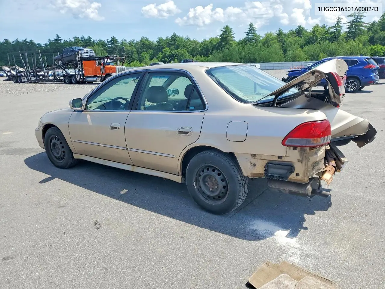 2001 Honda Accord Ex VIN: 1HGCG16501A008243 Lot: 60587176