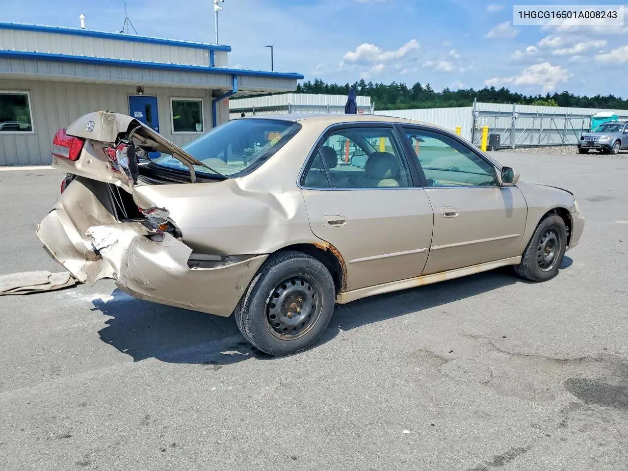 2001 Honda Accord Ex VIN: 1HGCG16501A008243 Lot: 60587176