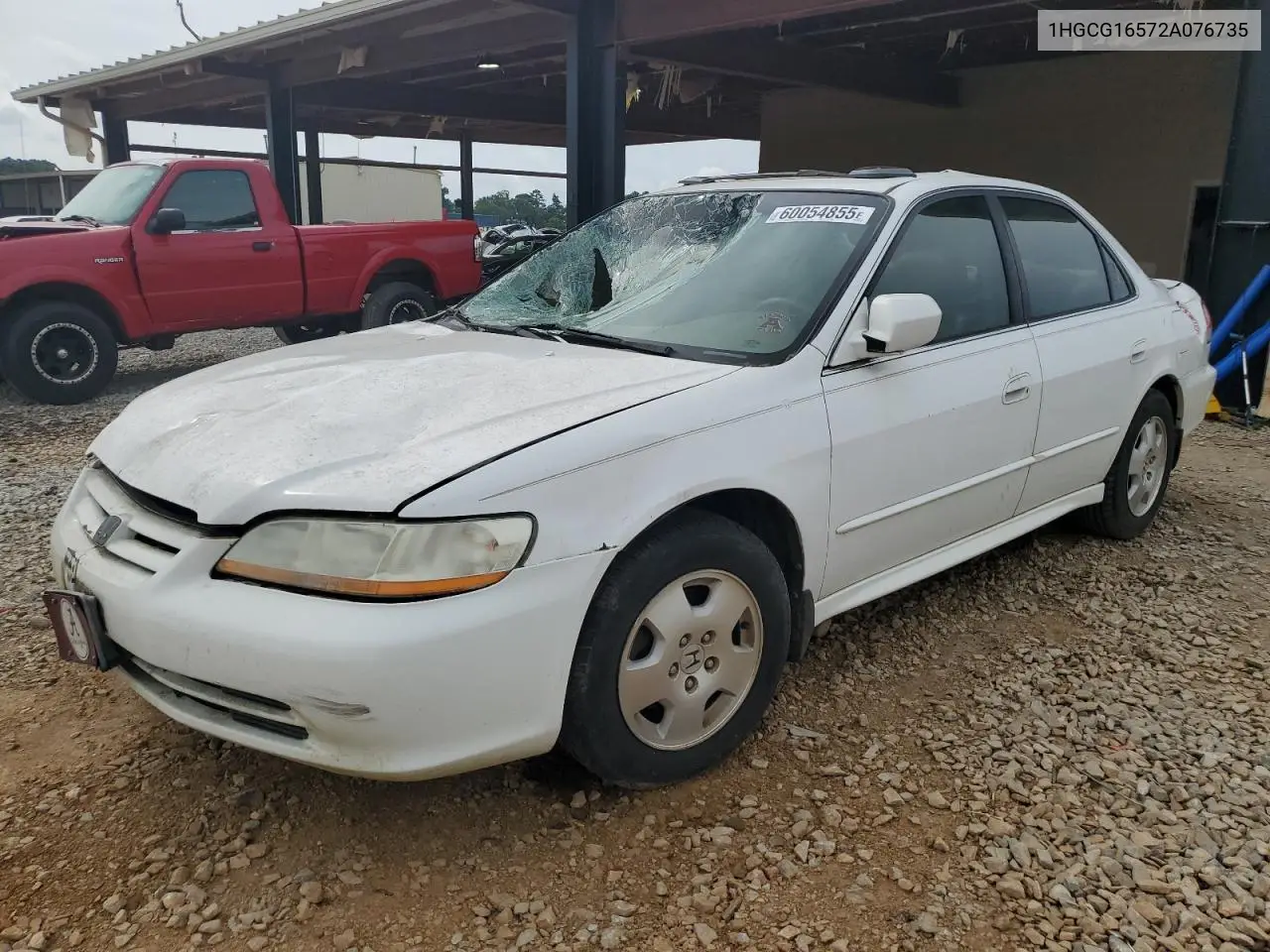 1HGCG16572A076735 2002 Honda Accord Ex