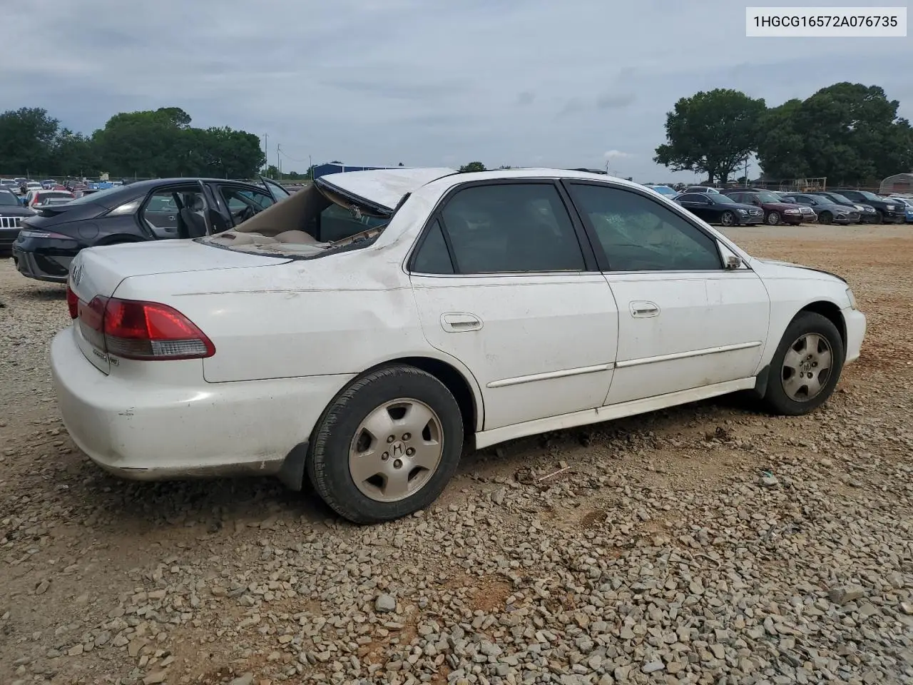 1HGCG16572A076735 2002 Honda Accord Ex