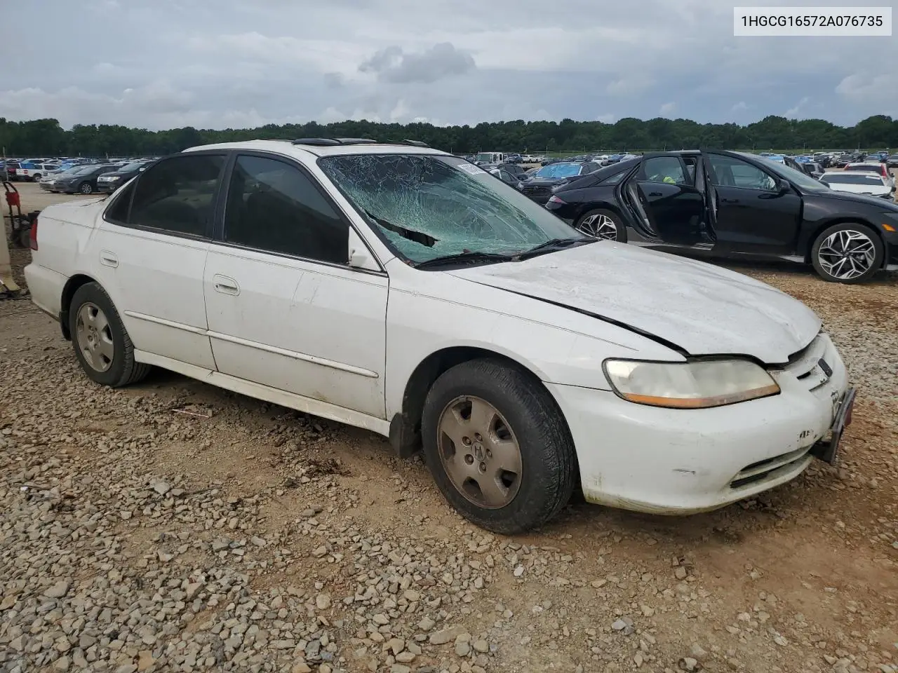 1HGCG16572A076735 2002 Honda Accord Ex