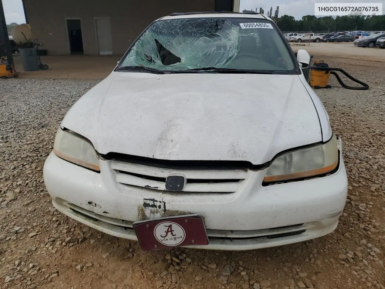 1HGCG16572A076735 2002 Honda Accord Ex