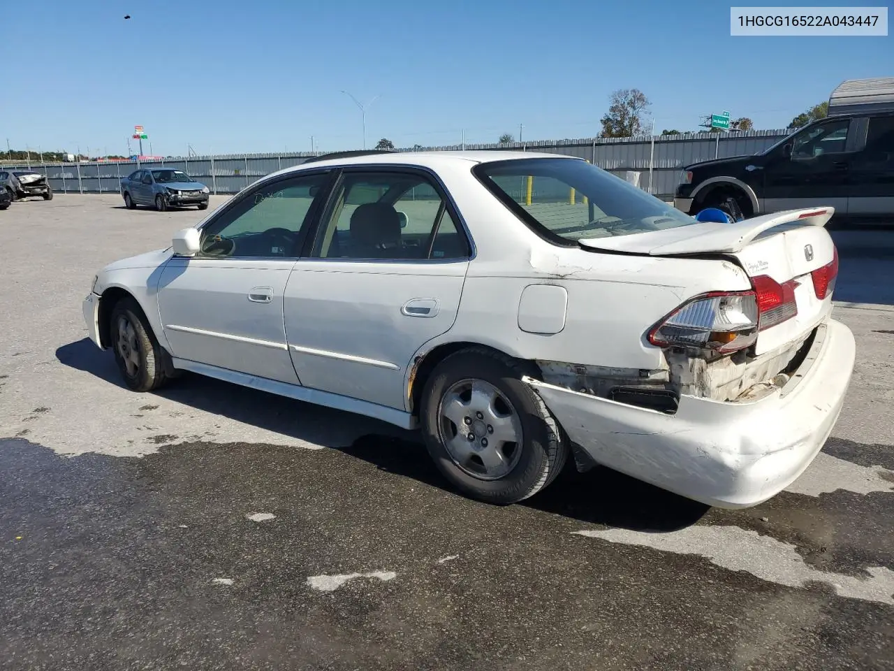 1HGCG16522A043447 2002 Honda Accord Ex