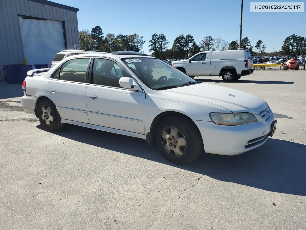 1HGCG16522A043447 2002 Honda Accord Ex
