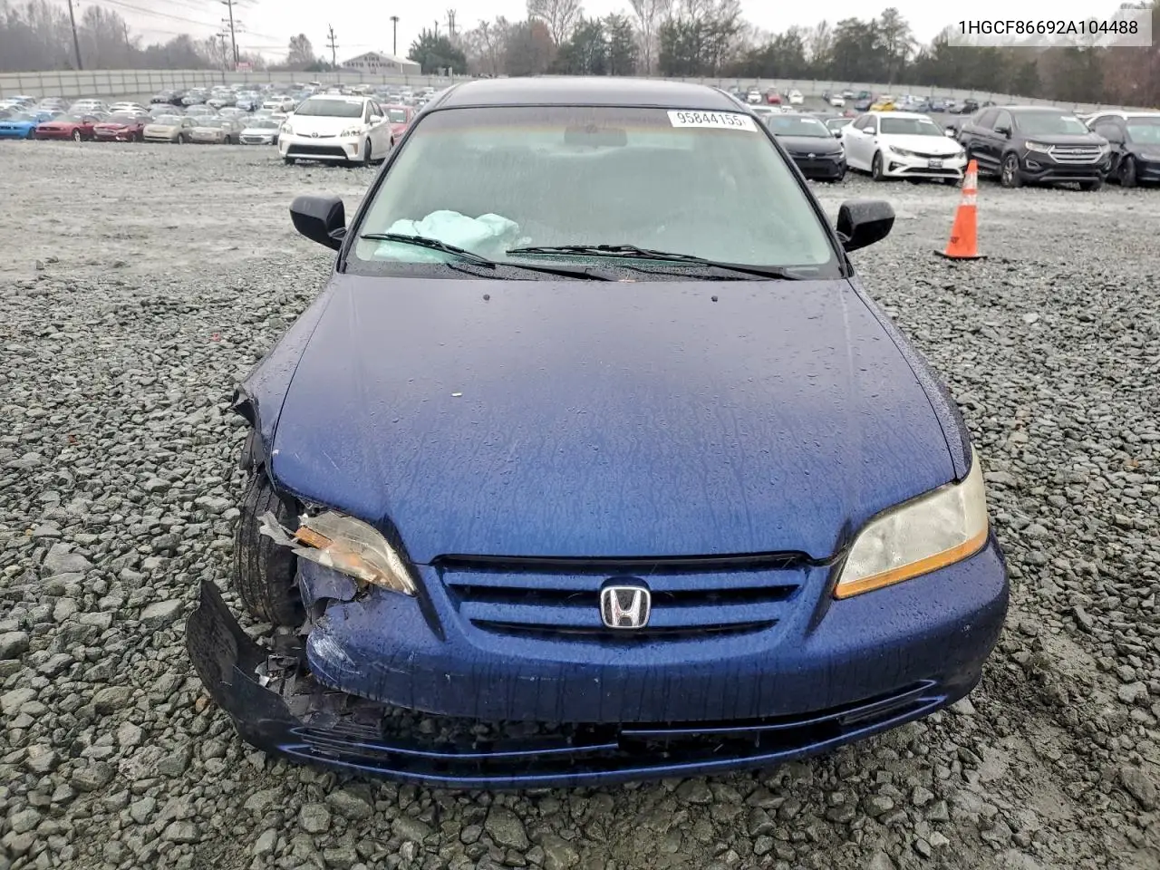 1HGCF86692A104488 2002 Honda Accord Value