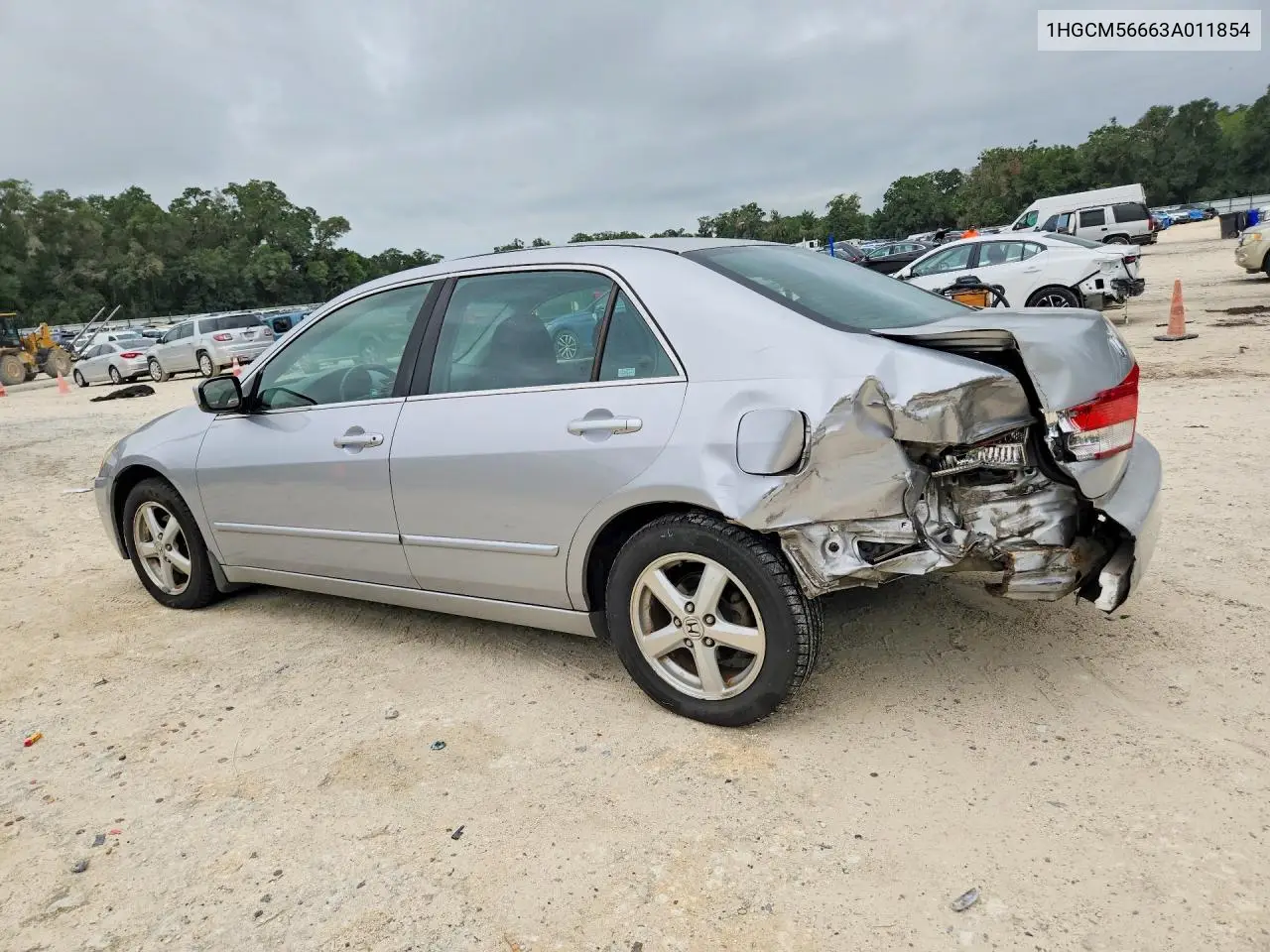 2003 Honda Accord Ex VIN: 1HGCM56663A011854 Lot: 60671676