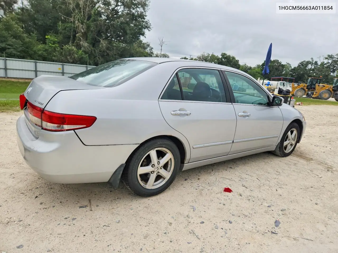 2003 Honda Accord Ex VIN: 1HGCM56663A011854 Lot: 60671676