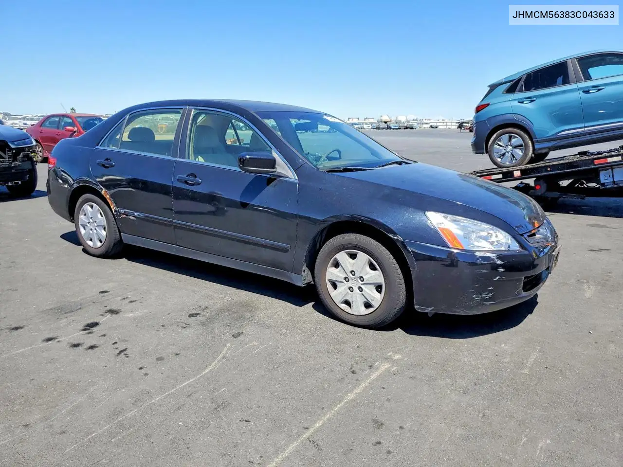 2003 Hond Accord VIN: JHMCM56383C043633 Lot: 61964776