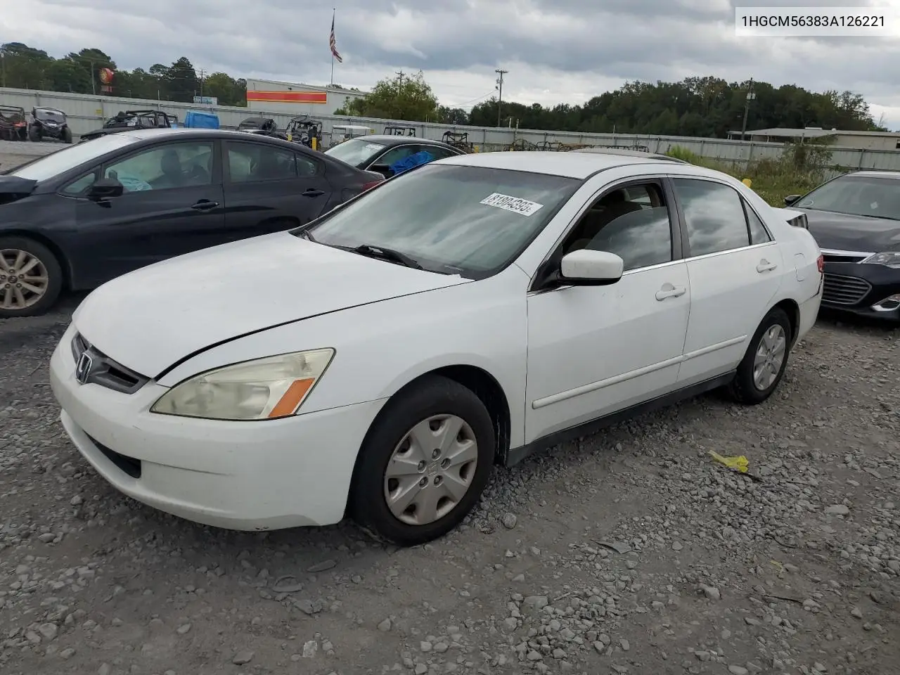 1HGCM56383A126221 2003 Honda Accord Lx