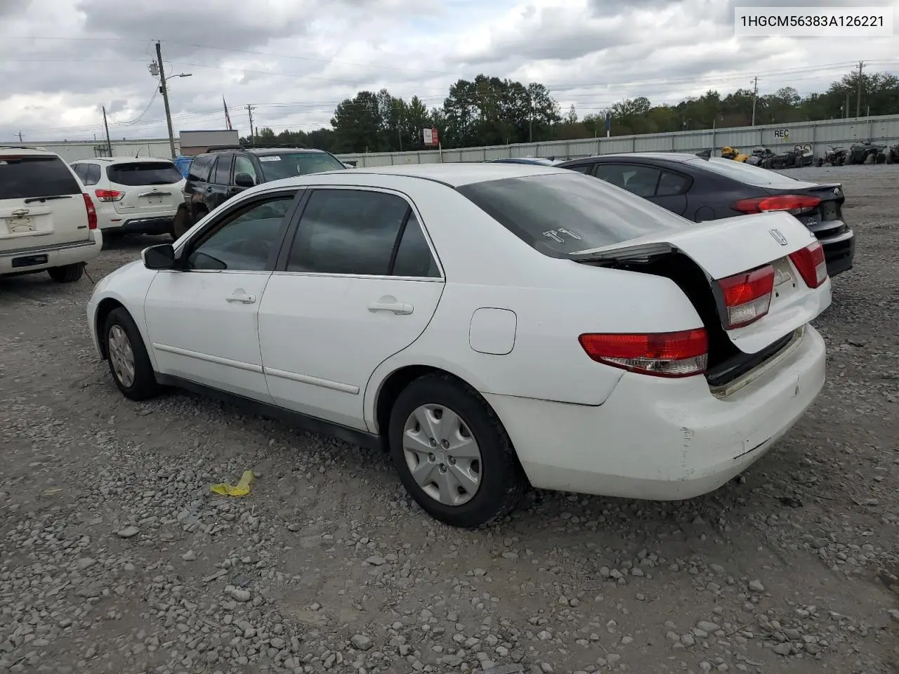 1HGCM56383A126221 2003 Honda Accord Lx
