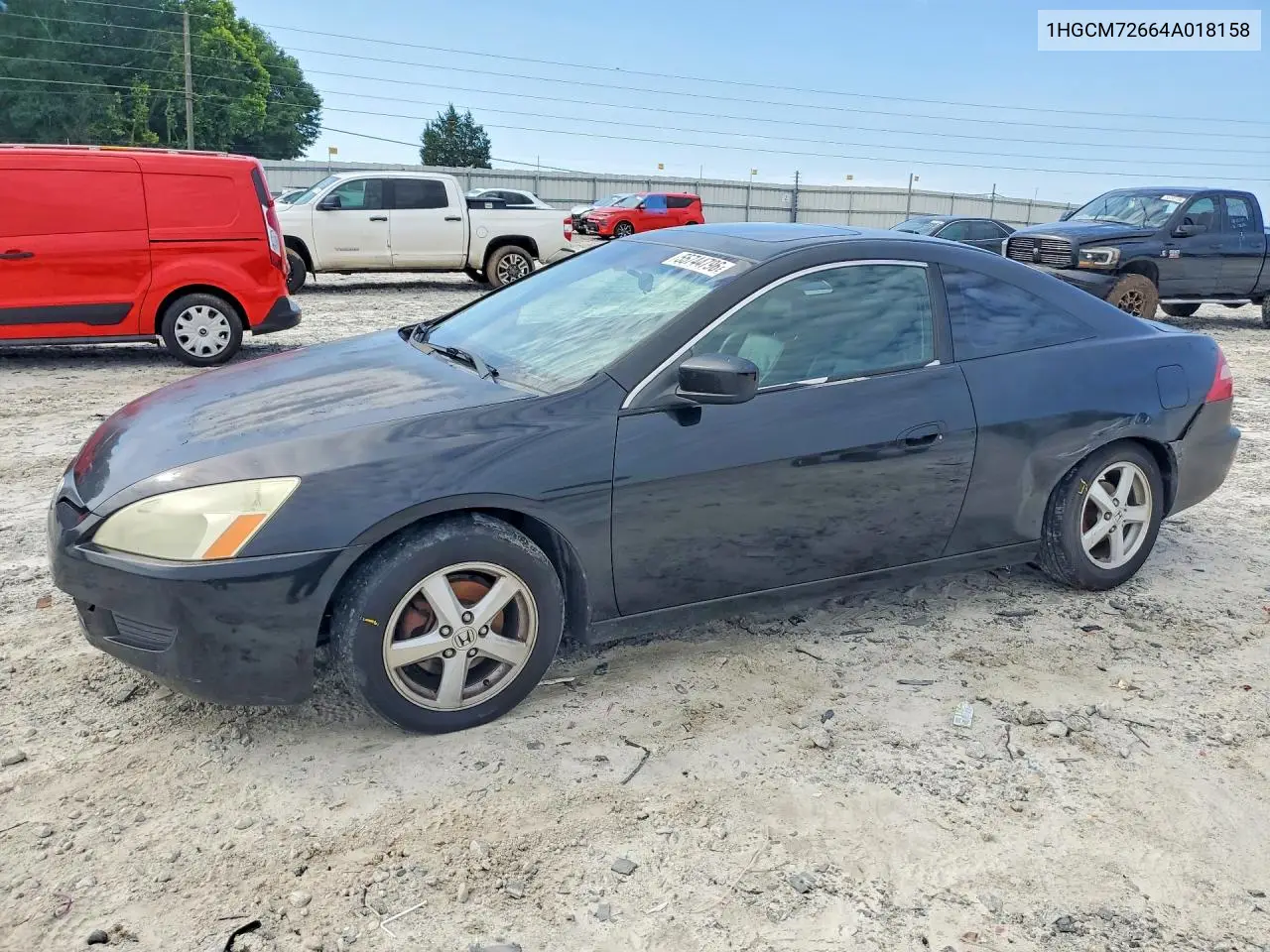 1HGCM72664A018158 2004 Honda Accord Ex