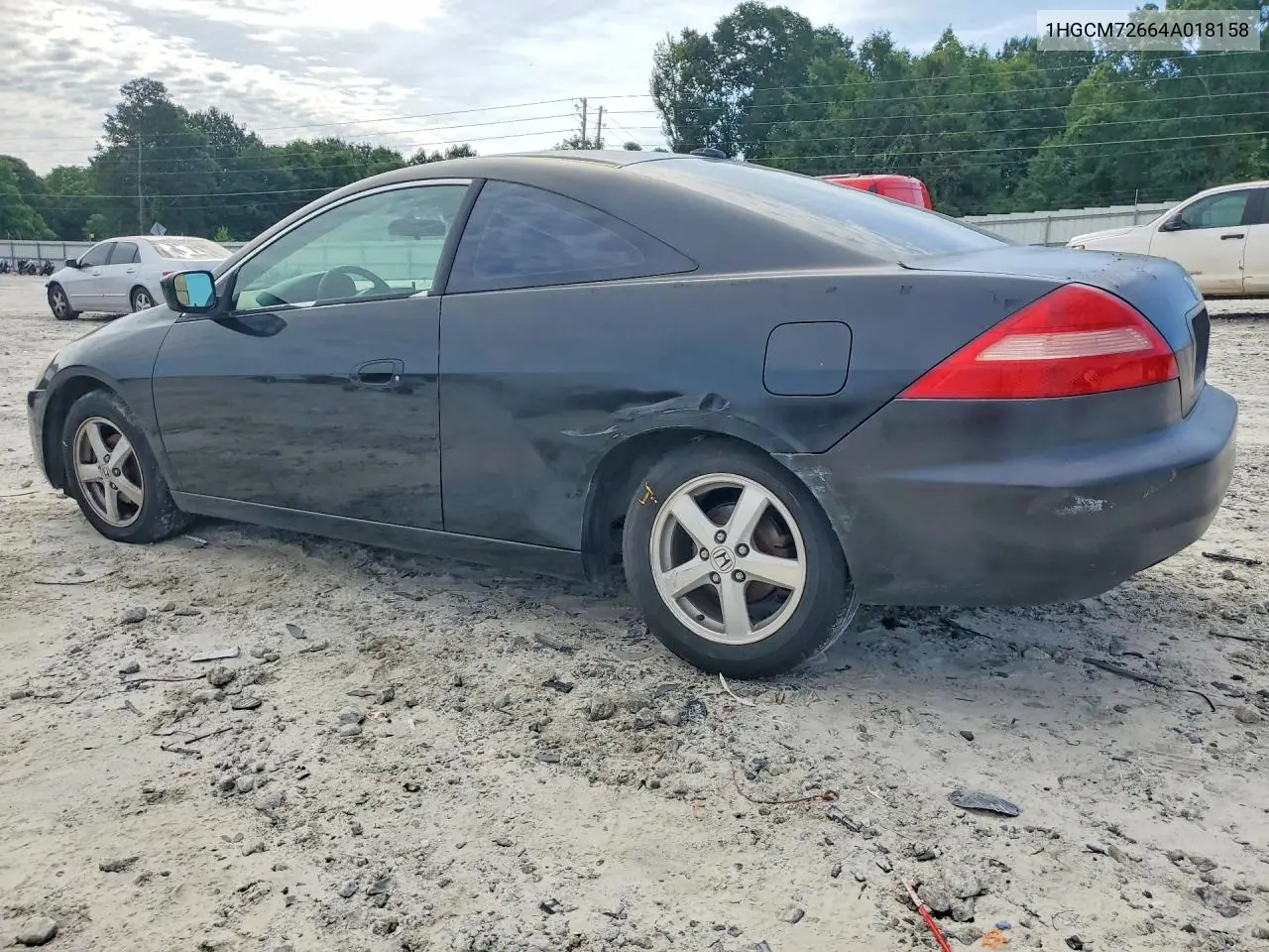 1HGCM72664A018158 2004 Honda Accord Ex