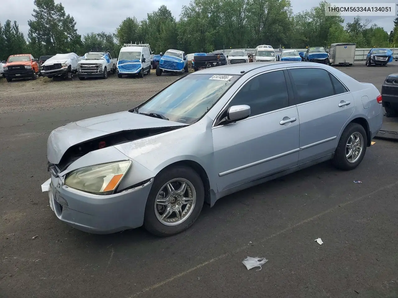 2004 Honda Accord Lx VIN: 1HGCM56334A134051 Lot: 61414986