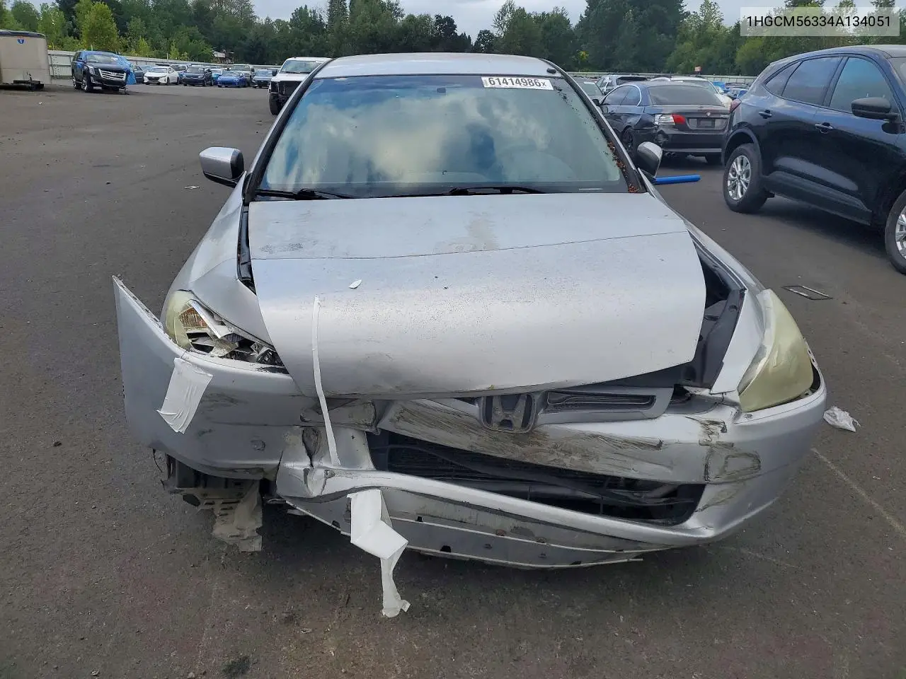 2004 Honda Accord Lx VIN: 1HGCM56334A134051 Lot: 61414986