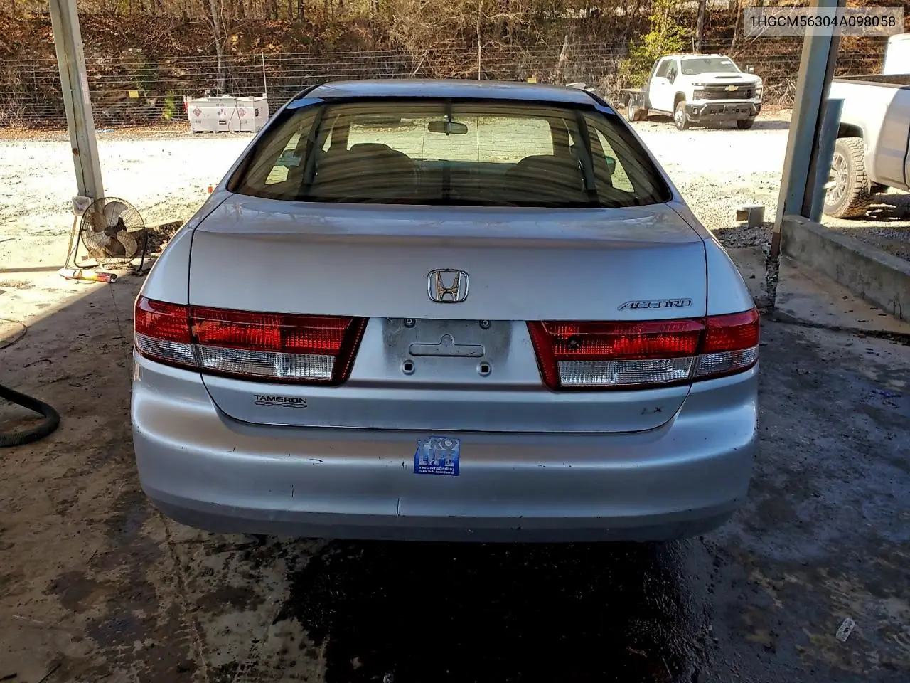 1HGCM56304A098058 2004 Honda Accord Lx