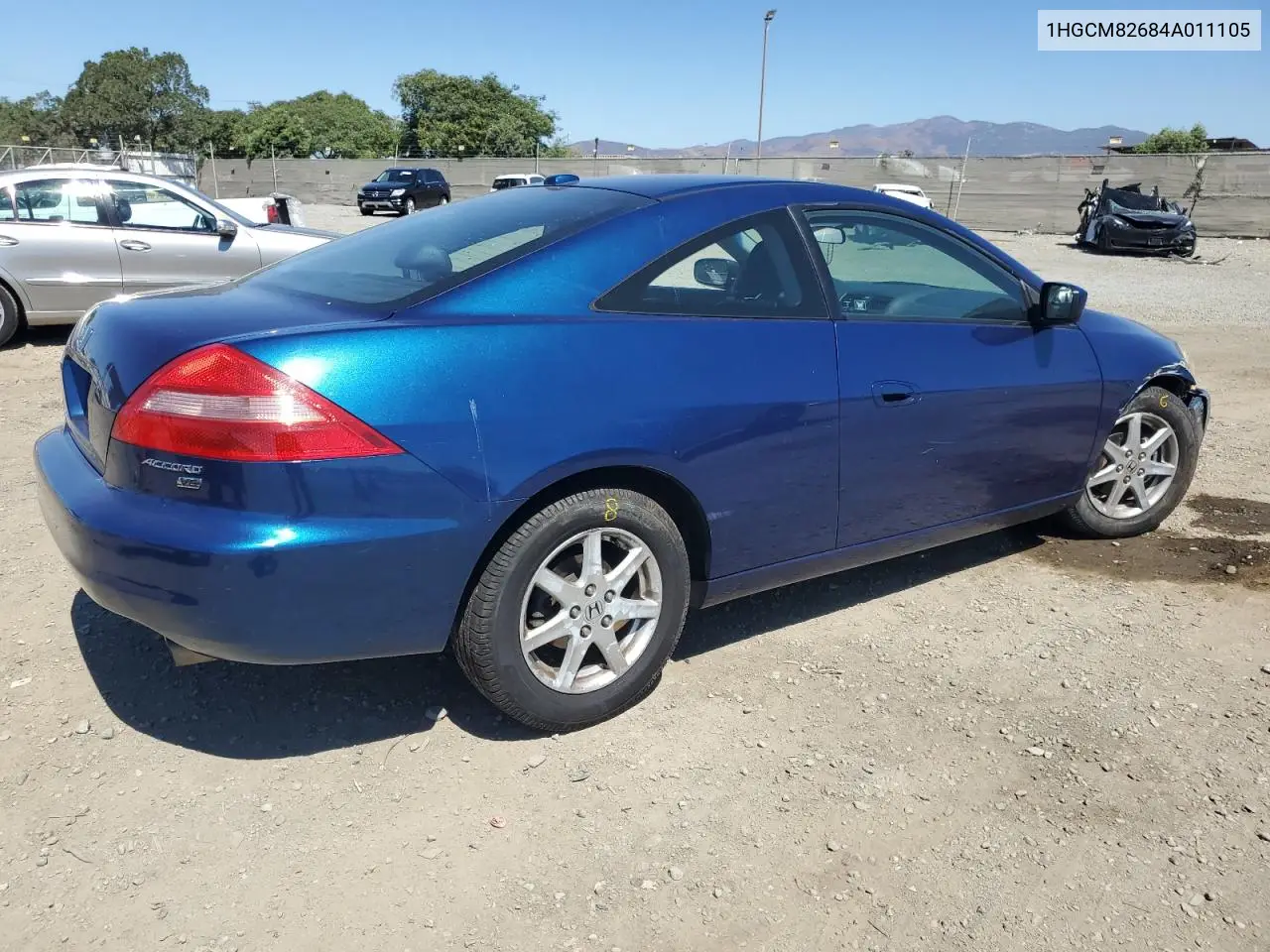 1HGCM82684A011105 2004 Honda Accord Ex