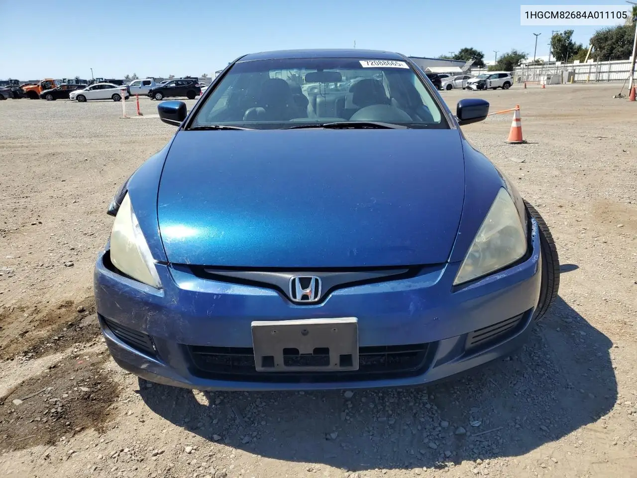 1HGCM82684A011105 2004 Honda Accord Ex