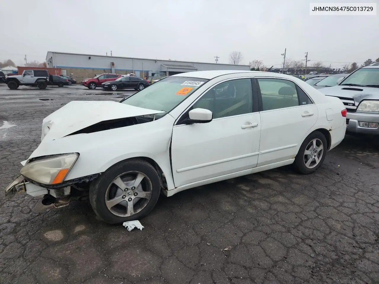 JHMCN36475C013729 2005 Honda Accord Hybrid
