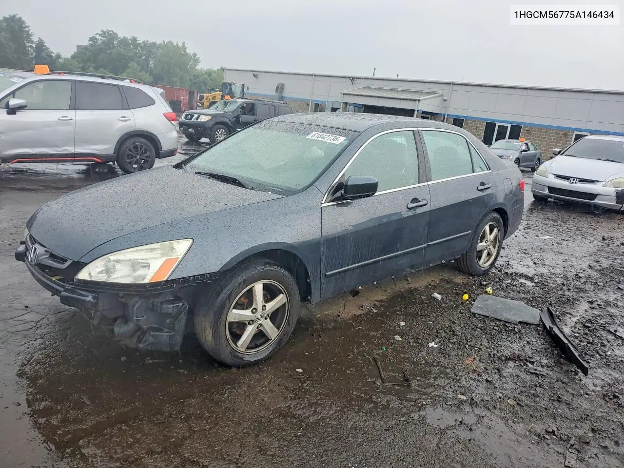 2005 Honda Accord Ex VIN: 1HGCM56775A146434 Lot: 61842736