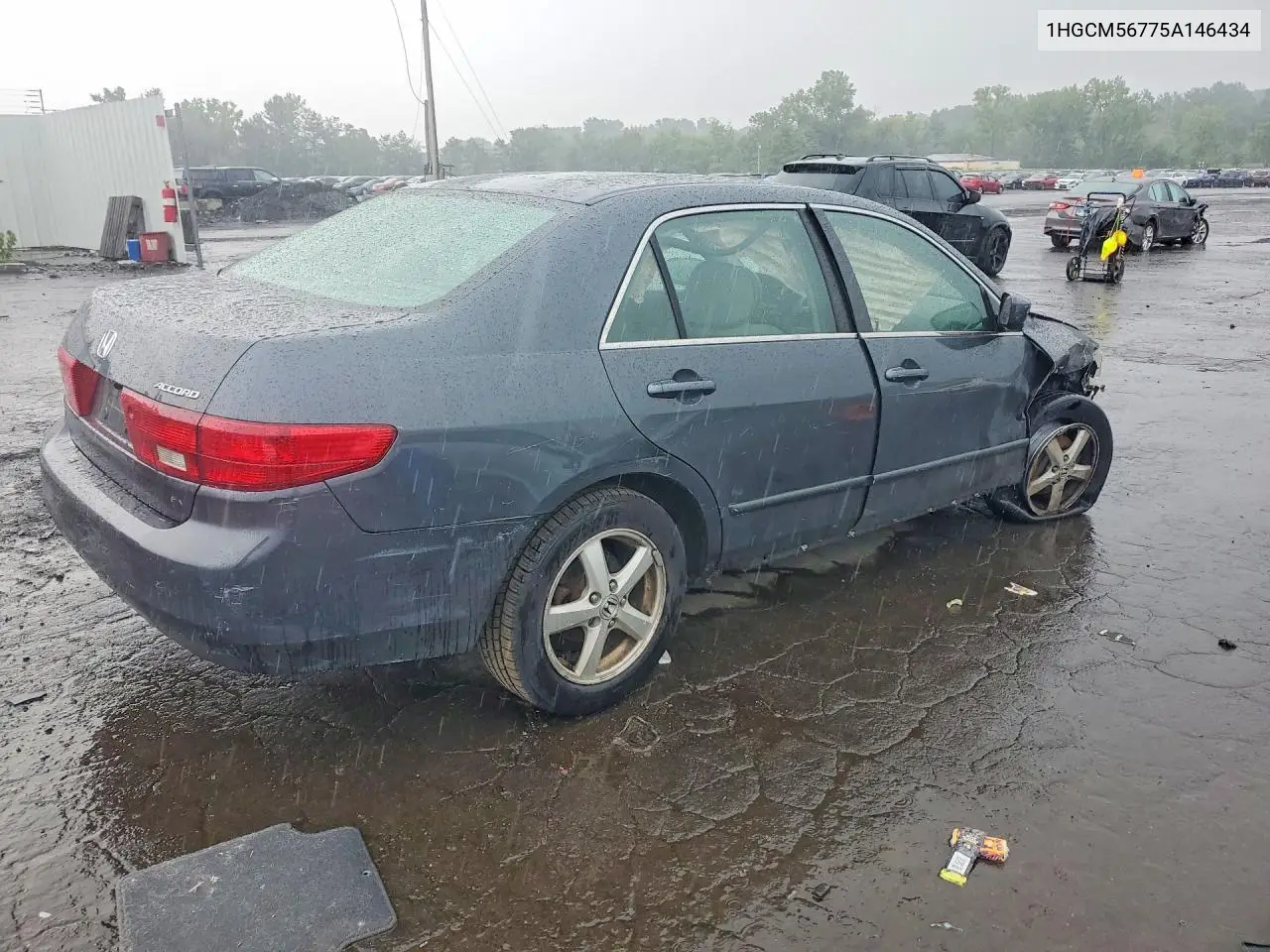 2005 Honda Accord Ex VIN: 1HGCM56775A146434 Lot: 61842736
