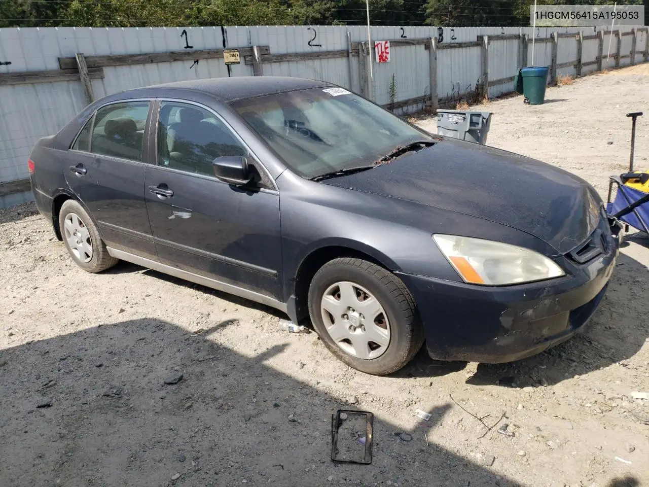 1HGCM56415A195053 2005 Honda Accord Lx