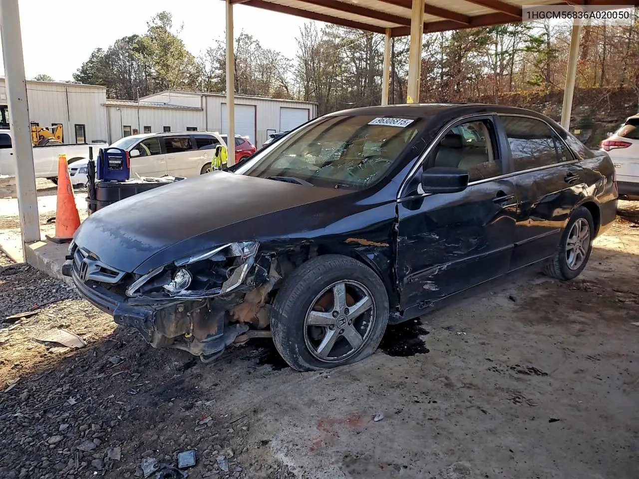 1HGCM56836A020050 2006 Honda Accord Ex