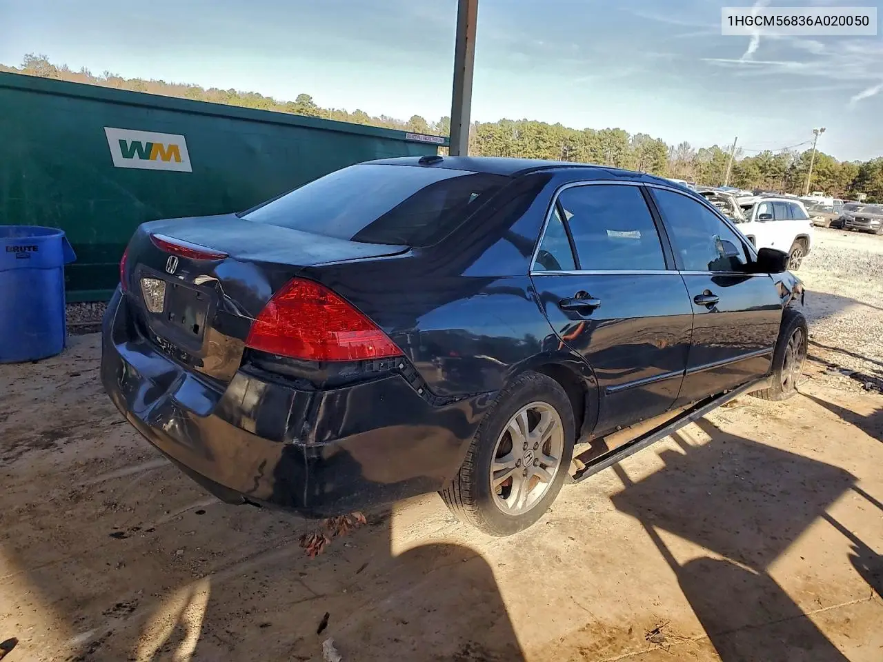 1HGCM56836A020050 2006 Honda Accord Ex