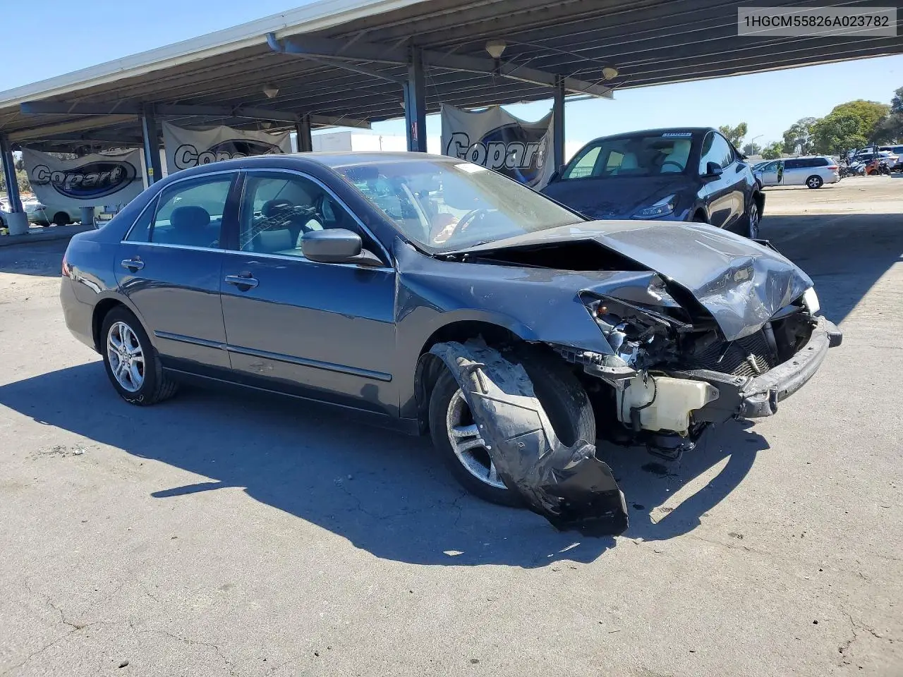 2006 Honda Accord Ex VIN: 1HGCM55826A023782 Lot: 59122376