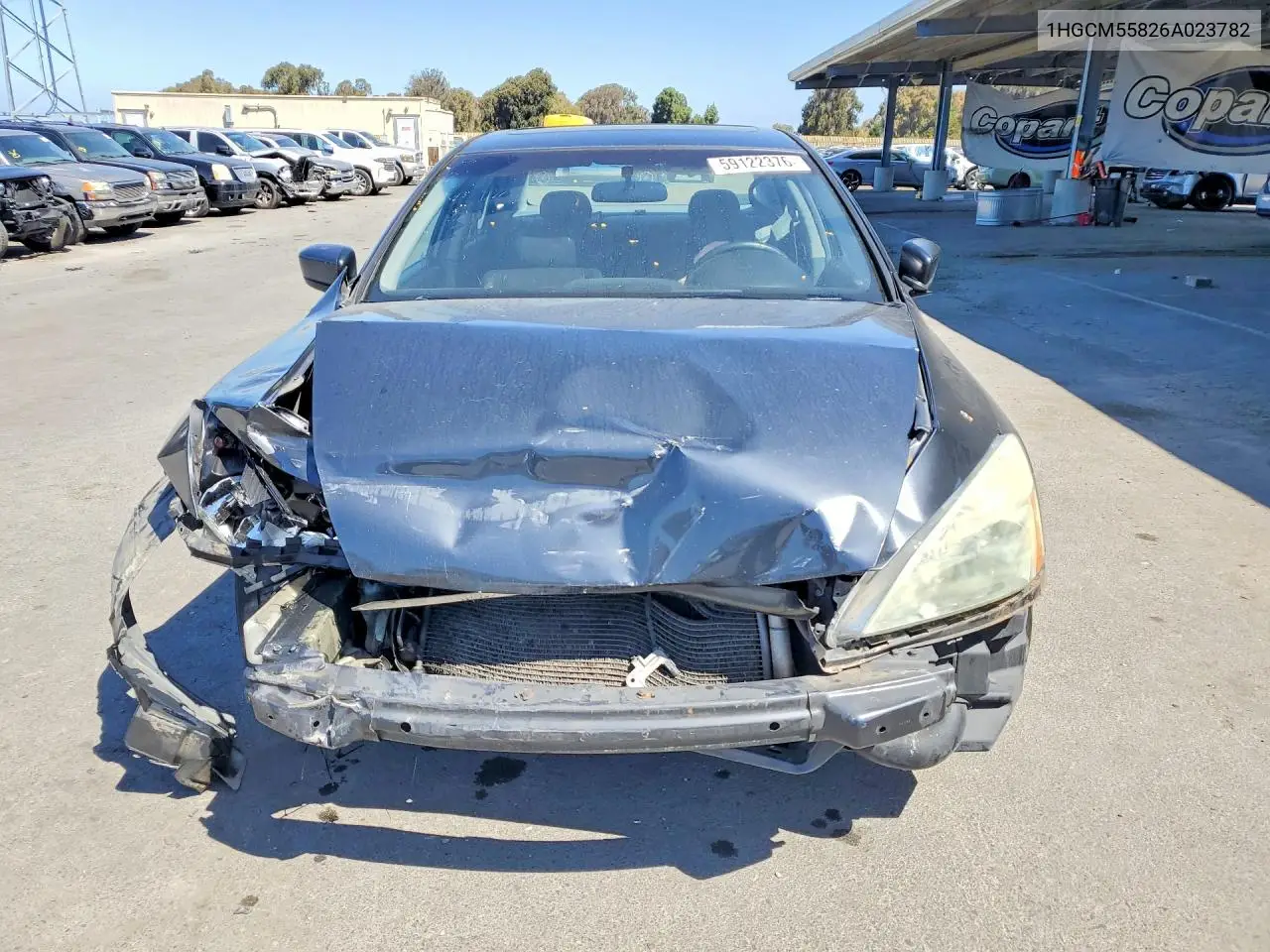 2006 Honda Accord Ex VIN: 1HGCM55826A023782 Lot: 59122376