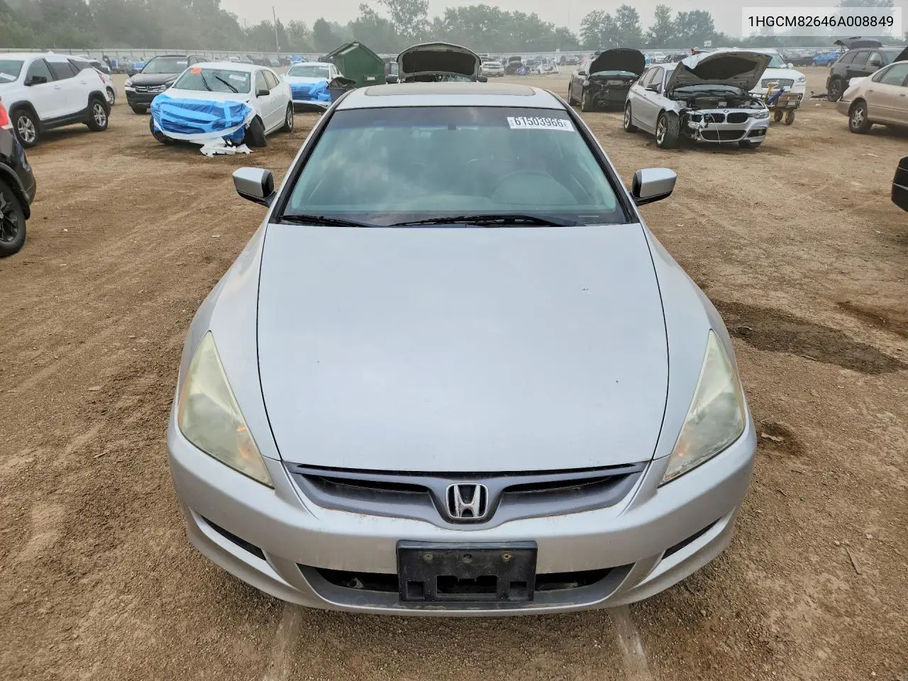 2006 Honda Accord Ex VIN: 1HGCM82646A008849 Lot: 61503966