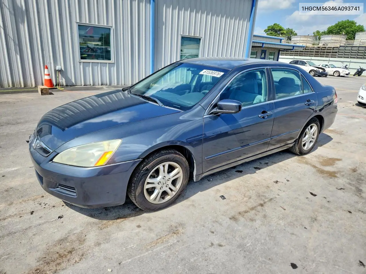 2006 Honda Accord Se VIN: 1HGCM56346A093741 Lot: 61536976