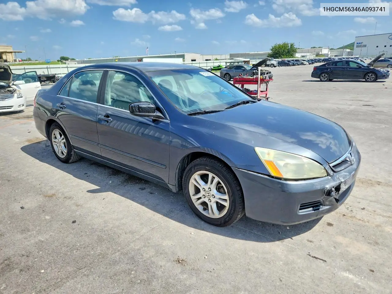 2006 Honda Accord Se VIN: 1HGCM56346A093741 Lot: 61536976