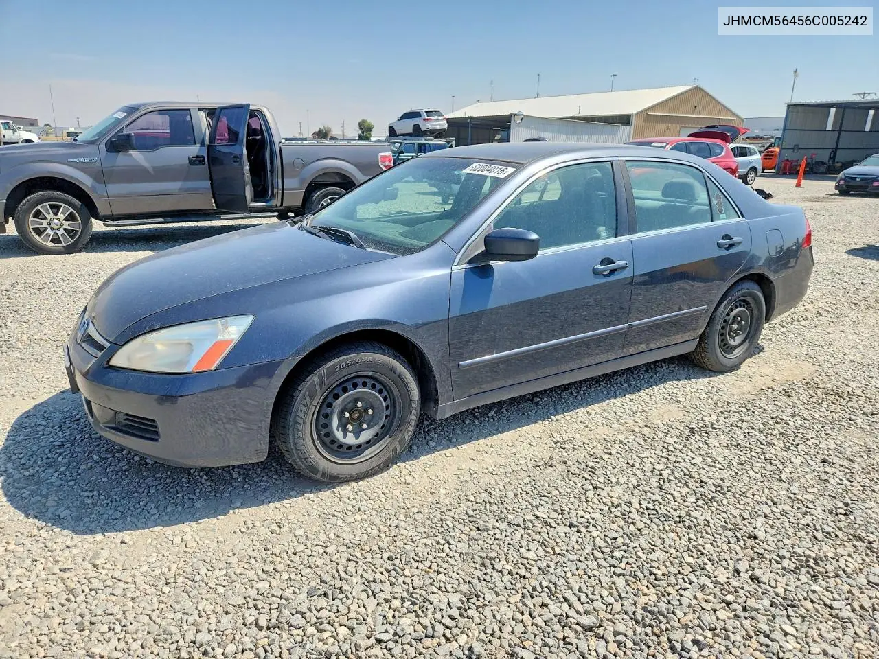 2006 Honda Accord Lx VIN: JHMCM56456C005242 Lot: 62004016